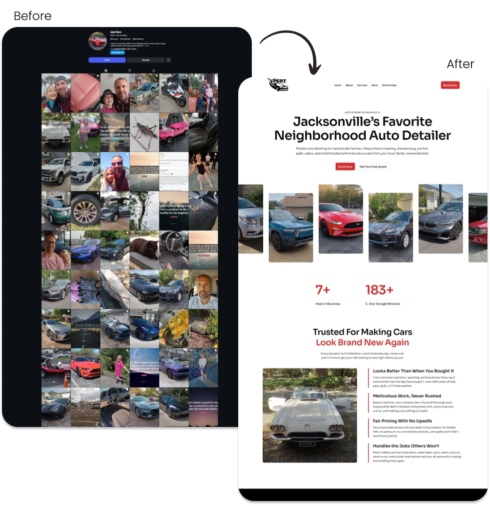Auto detailing website design3